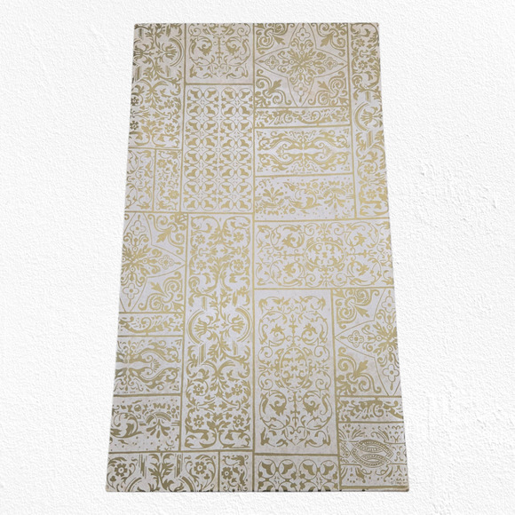 Vintage 1960s Japan Angel Tree Topper Gold Sequin Tulle Dress 8” Christmas Decor - Picture 10 of 10